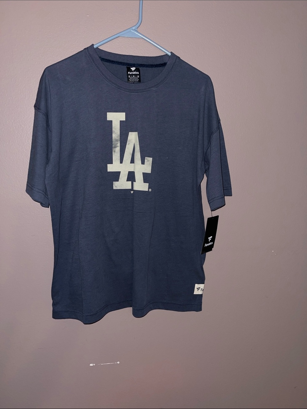 Fanatics Navy Los Angeles LA Logo Tee